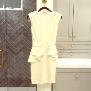 Ted Baker midi peplum dress